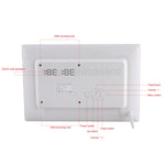 12.1 吋數位相框，附支架與遙控器，Allwinner F16 程式，支援 SD / MMC / USB 隨身碟，12.1 吋