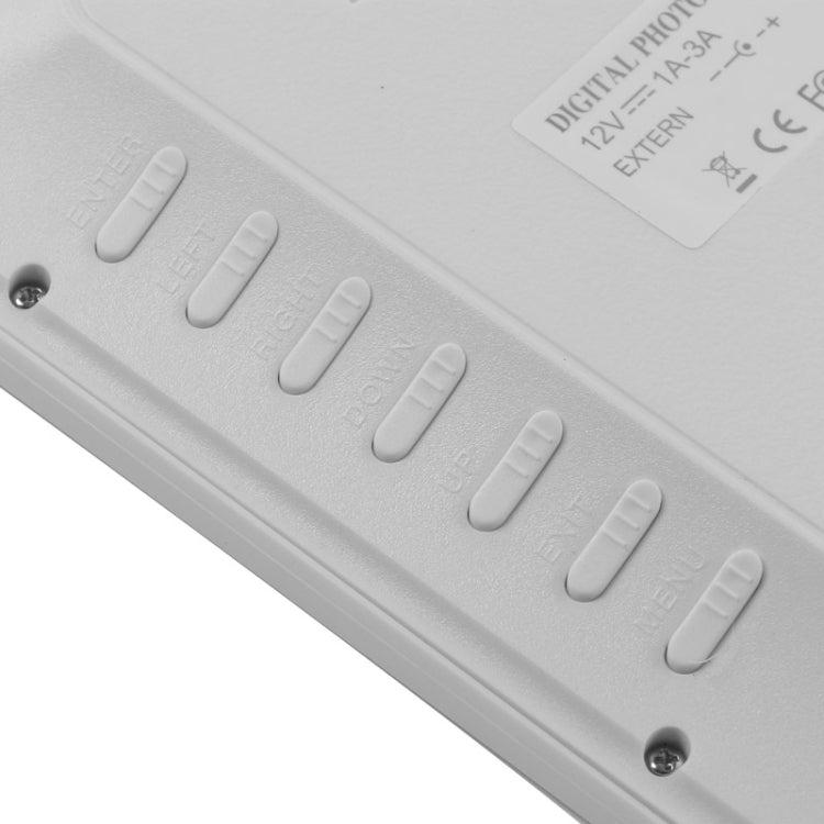 12 吋 LED 顯示多媒體數位相框，附支架及音樂與電影播放器，支援 USB / SD / Micro SD / MMC / MS / XD 卡輸入