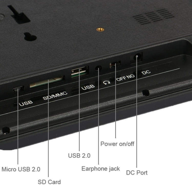 14 吋 LED 顯示多媒體數位相框，附支架及音樂與電影播放器，支援 USB / SD / MS / MMC 卡輸入，S-PF-0229B，S-PF-0229W
