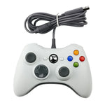 USB 2.0有線控制器遊戲手把，適用於XBOX360，即插即用，線長2.5米，適用於XBOX360，XBOX360（黑色）