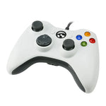 USB 2.0有線控制器遊戲手把，適用於XBOX360，即插即用，線長2.5米，適用於XBOX360，XBOX360（黑色）