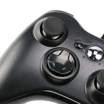 USB 2.0有線控制器遊戲手把，適用於XBOX360，即插即用，線長2.5米，適用於XBOX360，XBOX360（黑色）
