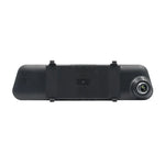 全高清 1080P 4.3 吋螢幕顯示雙鏡頭車用 DVR，140 度廣角視野，支援夜視／停車監控／循環錄影／動態偵測／G 感測器／TF 卡，4.3 吋