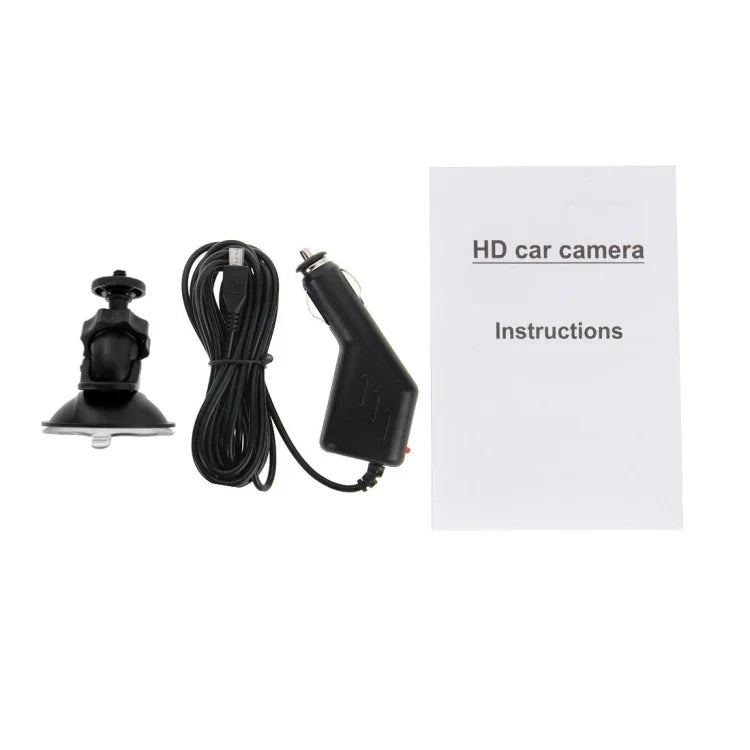 G200 720P VGA 2.4 吋 LCD 螢幕顯示車用行車記錄器，100 度廣角視野，支援循環錄影／動態偵測，G200