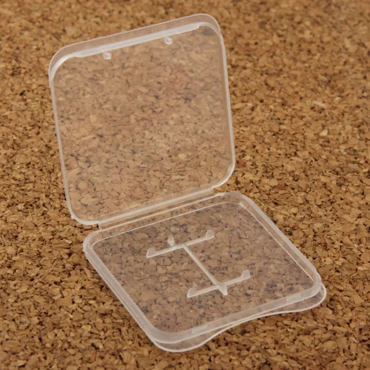 100個透明塑膠收納盒，適用Micro SD卡（TF卡），TF卡