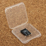 100個透明塑膠收納盒，適用Micro SD卡（TF卡），TF卡
