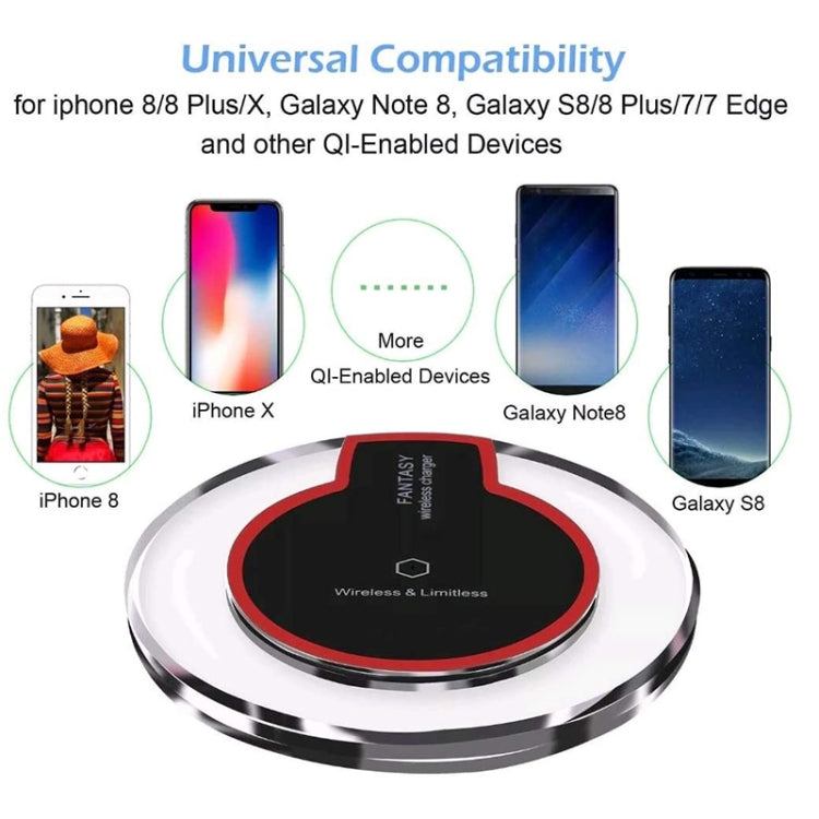 FANTASY QI 標準無線充電器，FANTASY 黑色