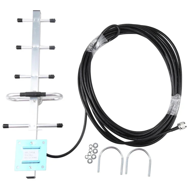 824-960MHZ GSM Yagi 天線 12 dBi N 公頭接頭，電纜長度：15米，824-960MHZ，N 公頭接頭