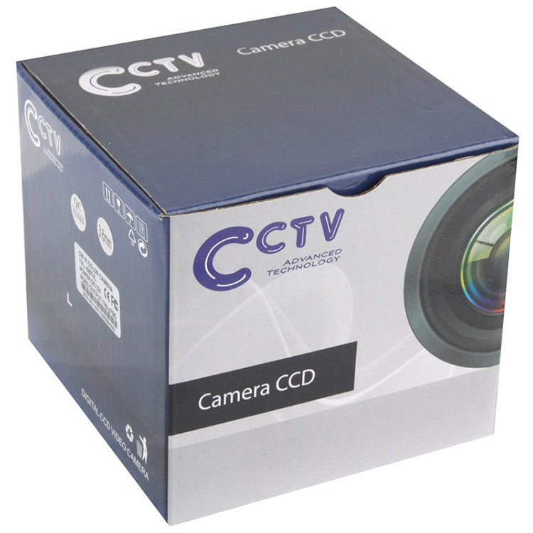 CMOS 420TVL 3.6mm 鏡頭 ABS 材質彩色紅外線攝影機，配備 36 顆 LED，紅外線距離：20m，36 顆 LED