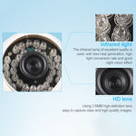 CMOS 420TVL 3.6mm 鏡頭 ABS 材質彩色紅外線攝影機，配備 36 顆 LED，紅外線距離：20m，36 顆 LED