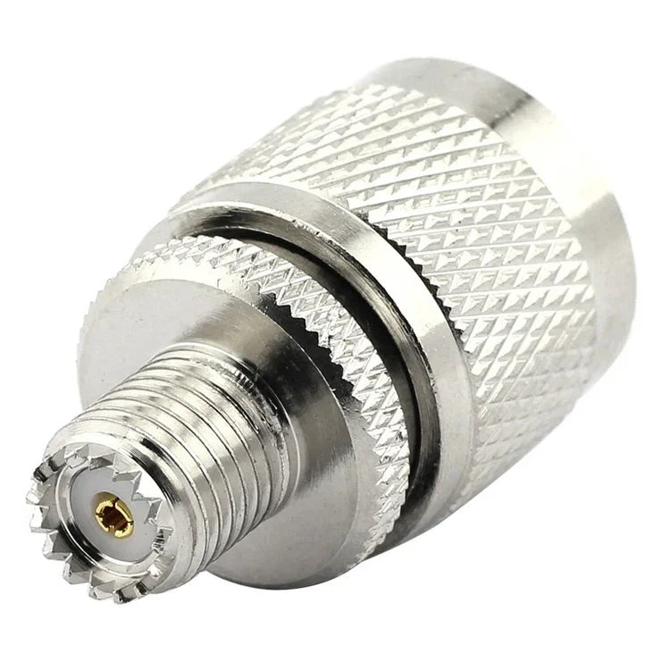 UHF 公頭轉迷你 UHF 母頭 RF 同軸轉接器，UHF 公頭轉迷你 UHF 母頭