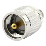 UHF 公頭轉迷你 UHF 母頭 RF 同軸轉接器，UHF 公頭轉迷你 UHF 母頭