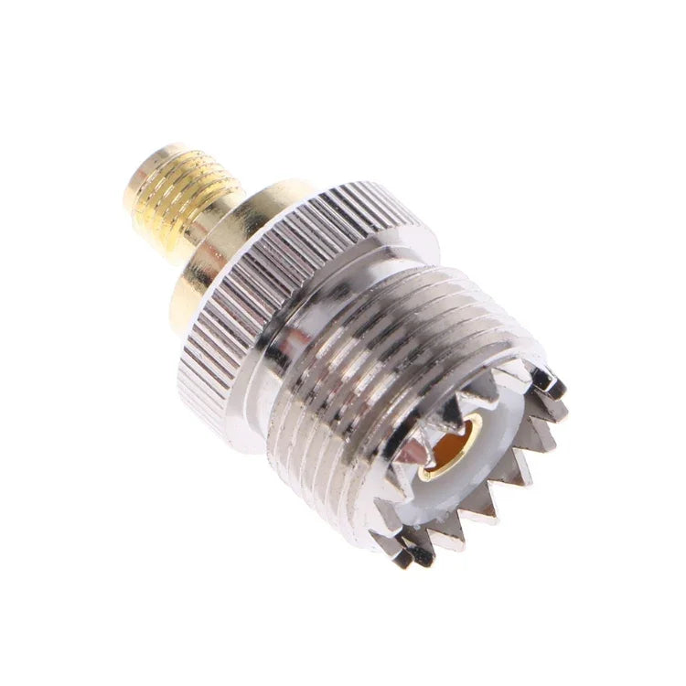 UHF 母頭轉 SMA 母頭連接器，UHF 母頭轉 SMA 母頭