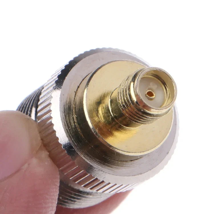 UHF 母頭轉 SMA 母頭連接器，UHF 母頭轉 SMA 母頭