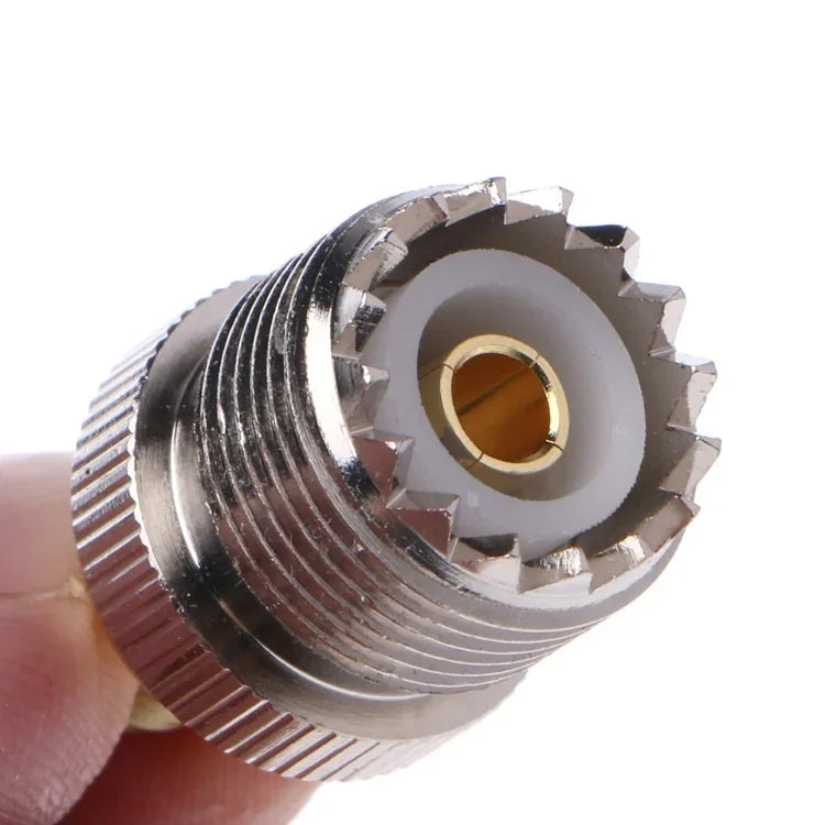 UHF 母頭轉 SMA 母頭連接器，UHF 母頭轉 SMA 母頭