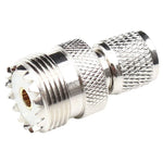 UHF 母頭轉迷你 UHF 公頭連接器，UHF 母頭轉 UHF 公頭