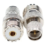 UHF 母頭轉迷你 UHF 公頭連接器，UHF 母頭轉 UHF 公頭