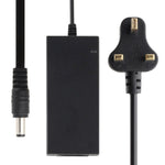 美國插頭 12V 5A / 16 路 DVR 交流電源適配器，輸出端子：5.5 x 2.5mm，英國插頭 12V 5A，美國插頭 12V 5A，歐洲插頭 12V 5A，澳洲插頭 12V 5A