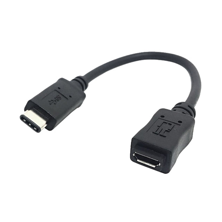 CY-201 USB 3.1 Type-C 公頭轉 Micro USB 2.0 母頭線，適用 Nokia N1，線長：20cm
