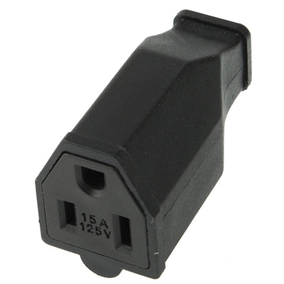 美式插頭母頭交流牆壁通用旅行電源插座插頭轉接器，美式插頭母頭