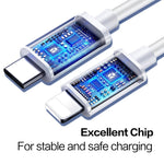 USB-C / Type-C 3.1 公頭轉 8 針公頭數據線，線長：1m