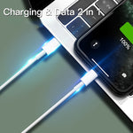 USB-C / Type-C 3.1 公頭轉 8 針公頭數據線，線長：1m