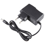 歐盟插頭交流100-240V轉直流6V 2A電源適配器，接頭：5.5 x 2.1毫米，線長：1.1米，歐盟插頭直流6V 2A