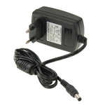 高品質歐規插頭 AC 100-240V 轉 DC 9V 2A 電源適配器，接頭：5.5 x 2.1mm，線長：1米，歐規插頭 DC 9V 2A