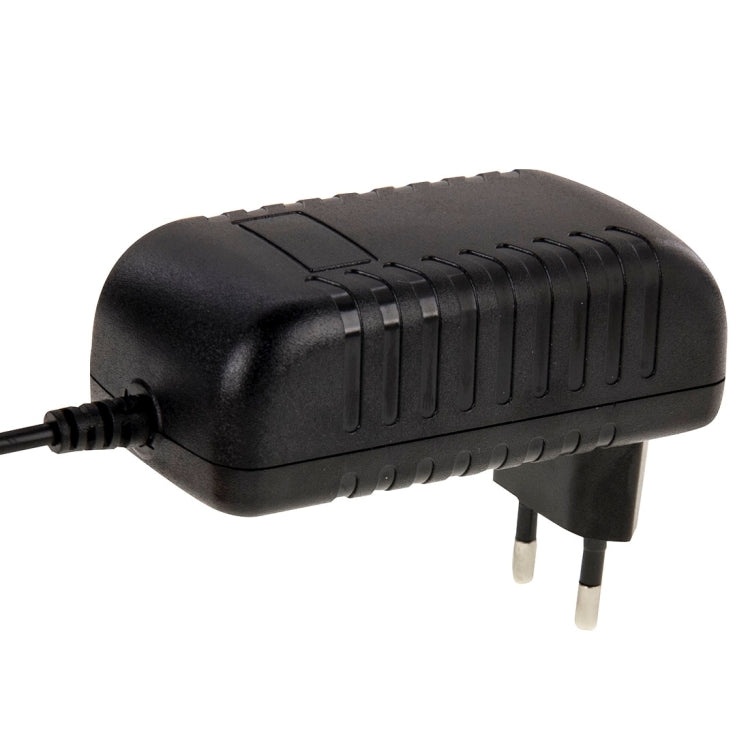 歐規插頭 AC 100-240V 轉 DC 12V 3A 電源適配器，接頭：5.5 x 2.1mm，線長：約1.2米，歐規插頭 DC 12V 3A
