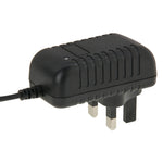 英國插頭 AC 100-240V 轉 DC 12V 1A 電源適配器，接頭：5.5 x 2.1mm，線長：約90公分，DC 12V 1A，英國插頭