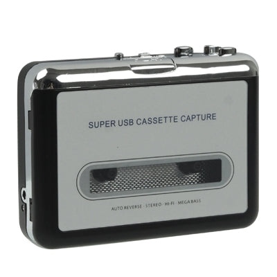 錄音帶轉電腦超級 USB 卡式帶轉 MP3 轉換器，錄音帶轉 MP3 黑色