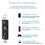 D-188 3 合 1 TF & USB 轉 Micro USB & Type-C 讀卡器 OTG 轉接器連接器