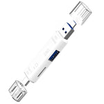 D-188 3 合 1 TF & USB 轉 Micro USB & Type-C 讀卡器 OTG 轉接器連接器
