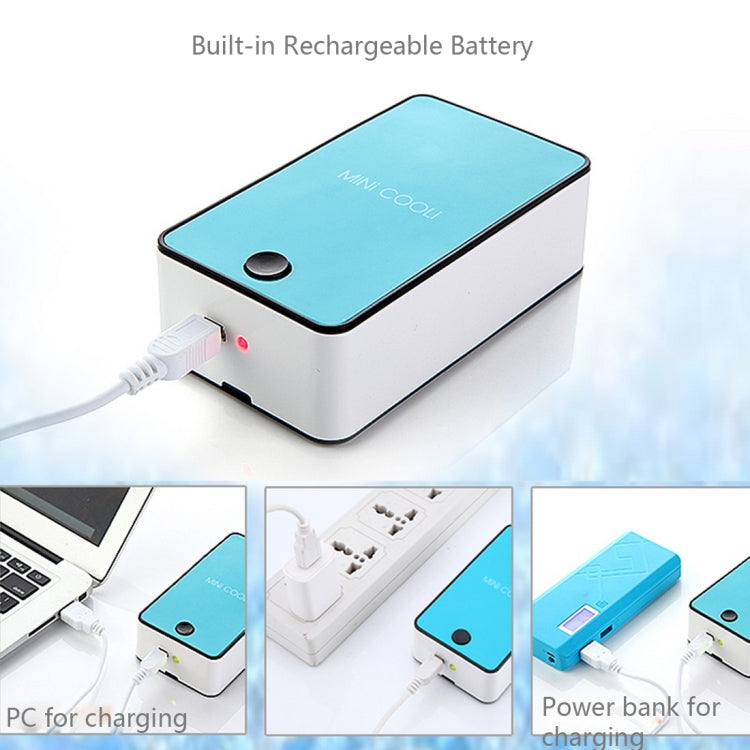 手持 USB 空調風扇，附支架