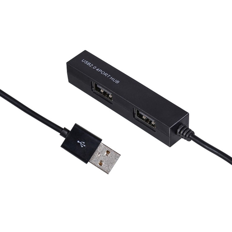 高速4埠USB 2.0集線器，USB分接器（黑色）