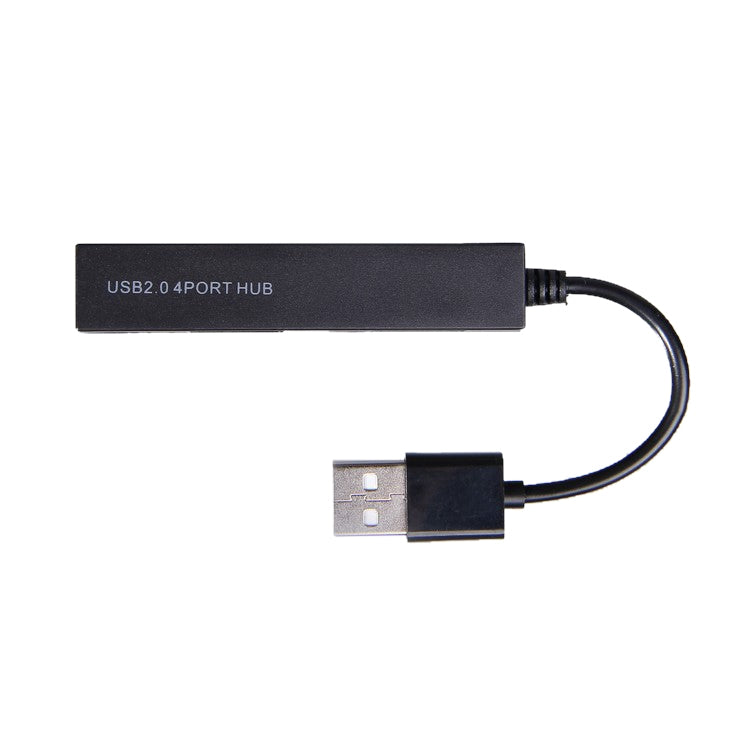 高速4埠USB 2.0集線器，USB分接器（黑色）