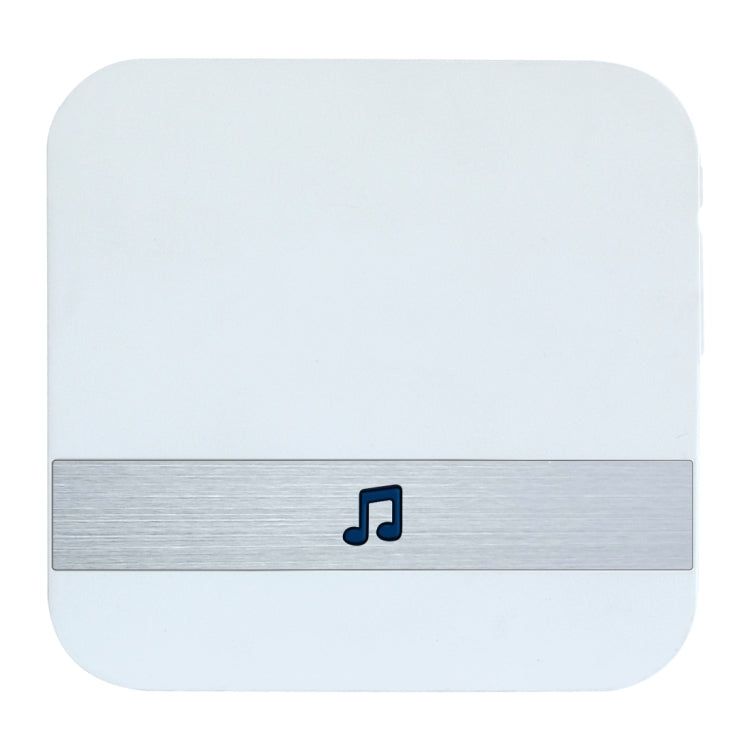 B10 52種鈴聲110分貝門鈴接收器低功耗家用門鈴工具，美規插頭，AC 90-260V，B10黑色美規插頭，B10白色美規插頭