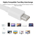 Mini DP顯示埠線 適用於Apple iMac MacBook Pro，長度：2米，Mini DP對Mini DP公頭
