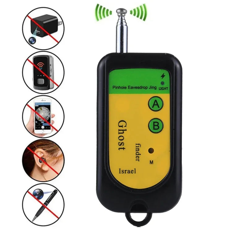 ゴースト検出器 信号バグ RF 検出器 ファインダー スキャナー モニター チェッカー ピンホール監視カメラ ワイヤレスデバイス、ゴースト検出器