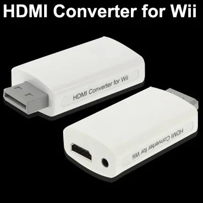 Wii 專用 1080P 全高清 HDMI 轉換器，尺寸：73 x 37 x 20mm