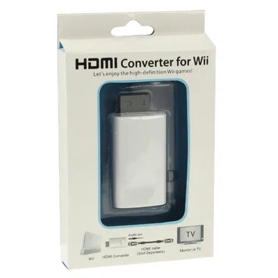 Wii 專用 1080P 全高清 HDMI 轉換器，尺寸：73 x 37 x 20mm