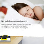 YC-CDA10W 10W 多埠 USB 智能數字顯示快速充電無線充電器，英國插頭，SAS1048A、SAS1048B、SAS1048C