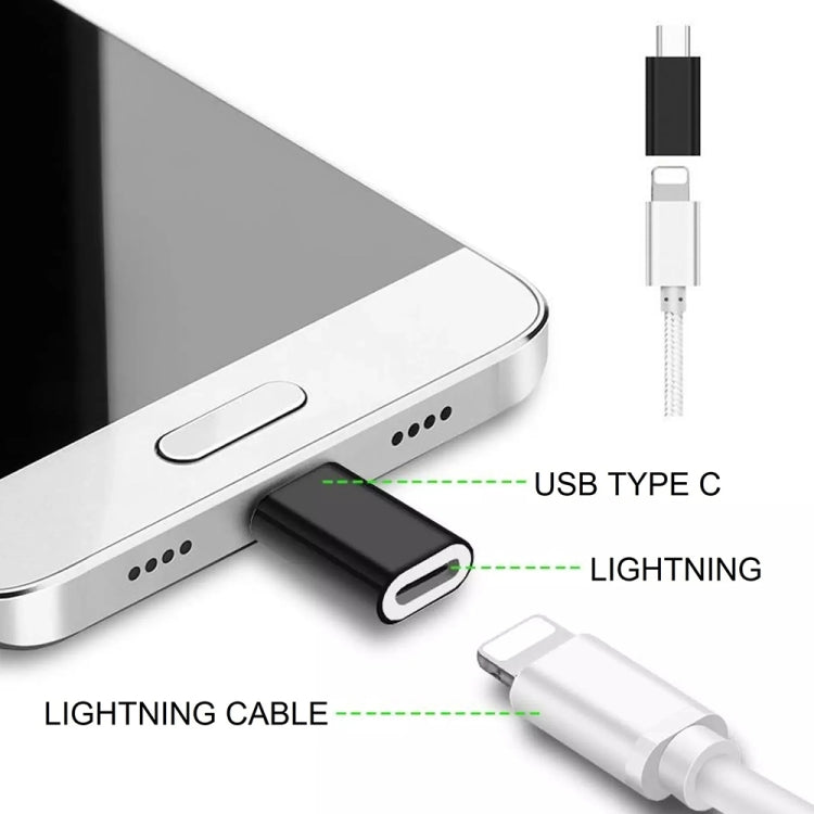 8 Pin 母頭轉 USB-C / Type-C 公頭金屬外殼轉接器