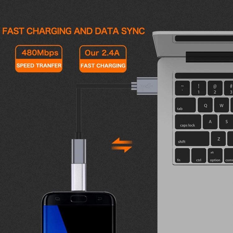 8 Pin 母頭轉 USB-C / Type-C 公頭金屬外殼轉接器