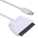 USB-C / Type-C轉22針SATA硬碟轉接線，總長約23cm