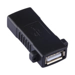 USB 2.0母頭轉USB 2.0母頭連接延長轉接器，USB 2.0