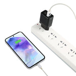 LZ-728 QC 3.0 USB + PD 20W USB-C / Type-C 快速旅行充電器，歐洲插頭，歐洲插頭