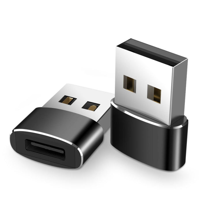 2 片 USB-C / Type-C 母轉 USB 2.0 公 轉接器，支援充電與資料傳輸