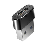 2 片 USB-C / Type-C 母轉 USB 2.0 公 轉接器，支援充電與資料傳輸