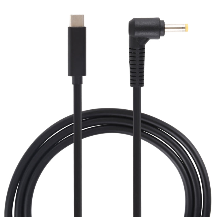 USB-C / Type-C 轉 4.0 x 1.7mm 筆電電源充電線，線長約 1.5m，Type-C 轉 4.0 x 1.7mm